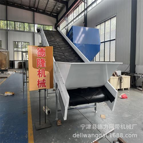 固定式爬坡传送带生物颗粒输送机 大倾角皮带机非标订制输送线工厂综合解析